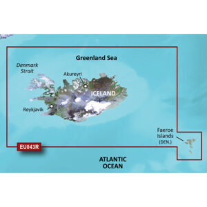Garmin BlueChart&reg; g3 HD – HXEU043R – Iceland & Faeroe Islands – microSD&trade;/SD&trade;
