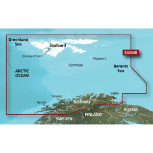 Garmin BlueChart&reg; g3 HD – HXEU054R – Vestfjd – Svalbard – Varanger – microSD&trade;/SD&trade;