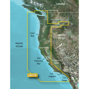 Garmin BlueChart&reg; g3 Vision&reg; HD – VUS037R – Vancouver – San Diego – microSD&trade;/SD&trade;