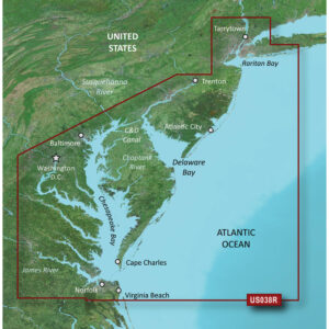 Garmin BlueChart&reg; g3 Vision&reg; HD – VUS038R – New York – Chesapeake – microSD&trade;/SD&trade;