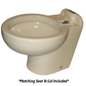 Raritan Marine Elegance – Household Style – Bone – Fresh or Saltwater – Smart Toilet Control – 12v