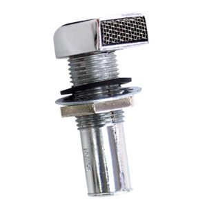 Whitecap Fuel Vent – Rectangular Head, Straight, 9/16″ Hose