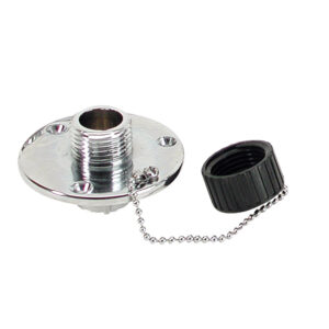 Whitecap C.P. Brass Outlet 2-3/4″ Base 1″ Depth