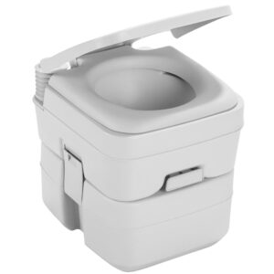 Dometic&trade; 965 MSD Portable Toilet w/Mounting Brackets – 5 Gallon – Platinum