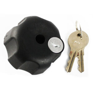 RAM Mount Knob w/Keyed Lock & 1/4″ – 20 Brass Hole