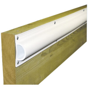 Dock Edge Standard “D” PVC Profile 16ft Roll – White