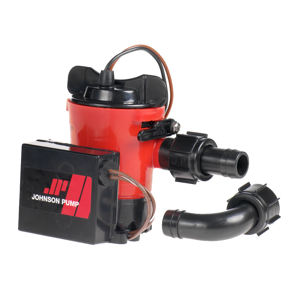 Johnson Pump 500 GPH Auto Bilge Pump 3/4″ Hose 12V Dura Port Johnson Pump 500 GPH Auto Bilge Pump 3/4″ Hose 12V Dura Port