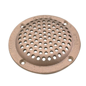 Perko 4″ Round Bronze Strainer MADE IN THE USA