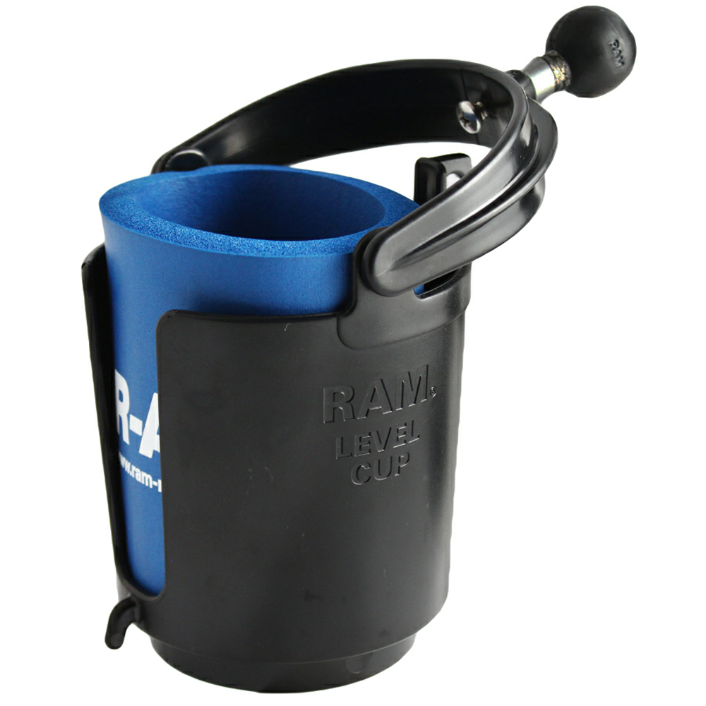 RAM Mount Drink Cup Holder w/1″ Ball RAM Mount Drink Cup Holder w/1″ Ball