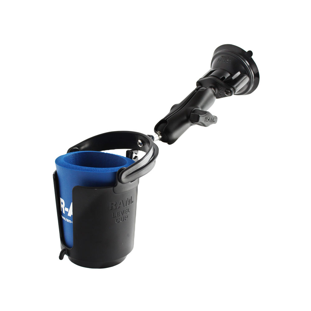 RAM Mount Drink Cup Holder w/Suction Base RAM Mount Drink Cup Holder w/Suction Base
