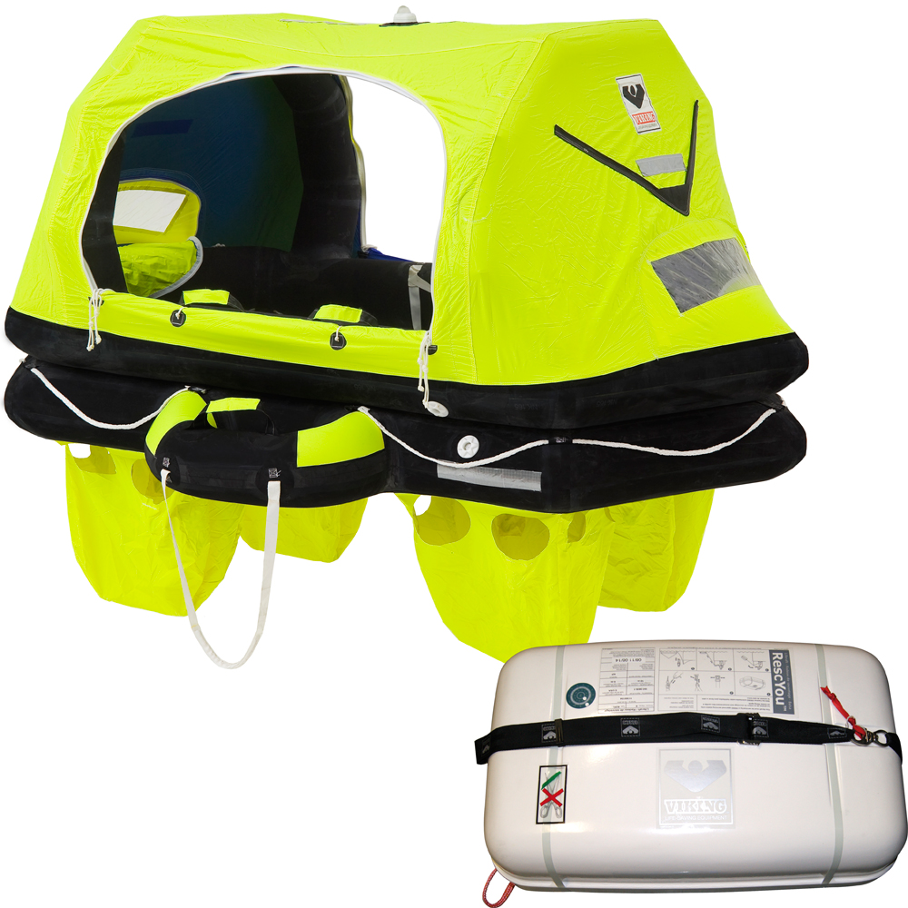 VIKING RescYou Pro Liferaft 6 Person Container Offshore Pack VIKING RescYou Pro Liferaft 6 Person Container Offshore Pack