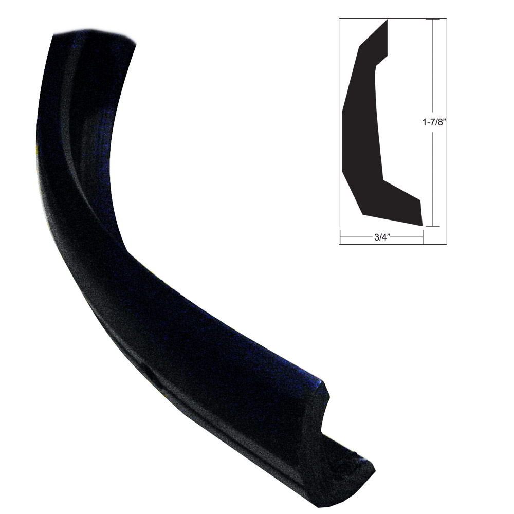 TACO Semi-Rigid Rub Rail Kit – Black w/No Insert – 30′ TACO Semi-Rigid Rub Rail Kit – Black w/No Insert – 30′