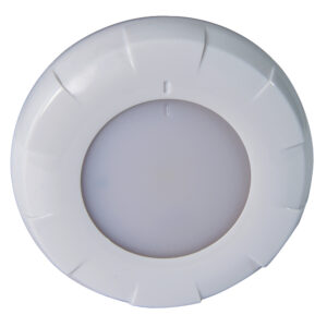 Lumitec Aurora LED Dome Light – White Finish – White Dimming