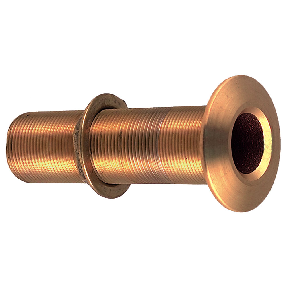 Perko 3/4″ Thru-Hull Fitting w/Pipe Thread Bronze Extra Long – Max Hull 5″ Thick Perko 3/4″ Thru-Hull Fitting w/Pipe Thread Bronze Extra Long – Max Hull 5″ Thick