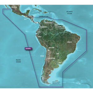 Garmin BlueChart&reg; g3 HD – HXSA600X – South America – microSD&trade;/SD&trade;
