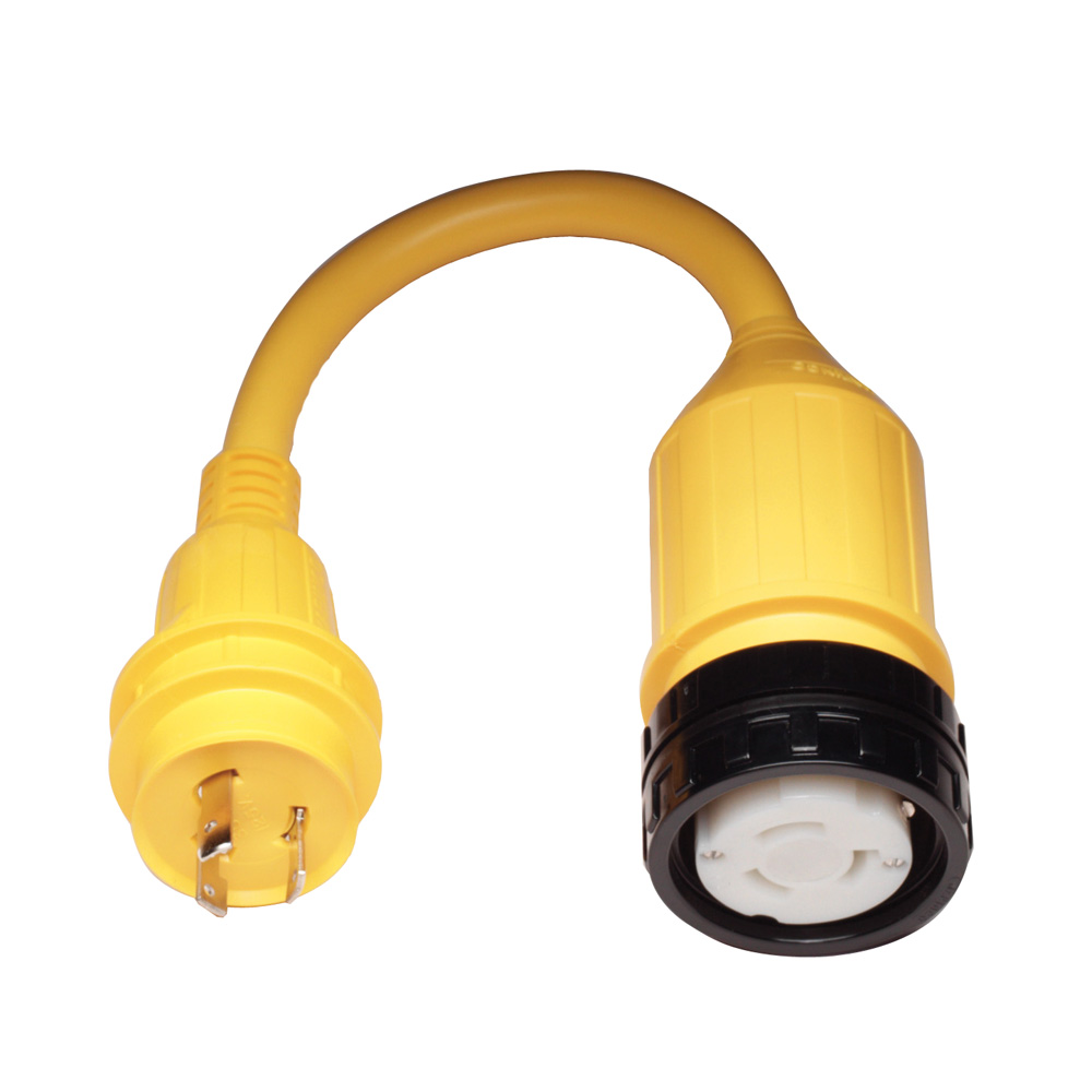 Marinco Pigtail Adapter – 50A Female to 30A Male Marinco Pigtail Adapter – 50A Female to 30A Male