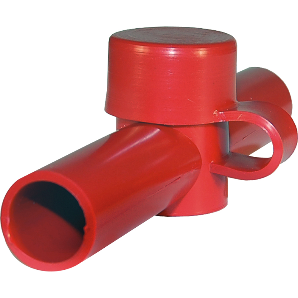 Blue Sea 4003 Cable Cap Dual Entry – Red Blue Sea 4003 Cable Cap Dual Entry – Red