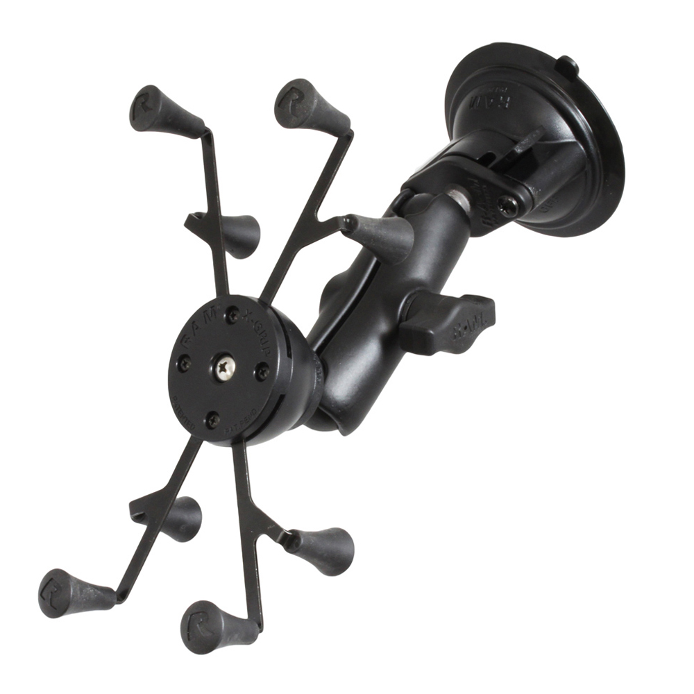 RAM Mount Twist Lock Suction Cup Base w/Universal X-Grip II RAM Mount Twist Lock Suction Cup Base w/Universal X-Grip II