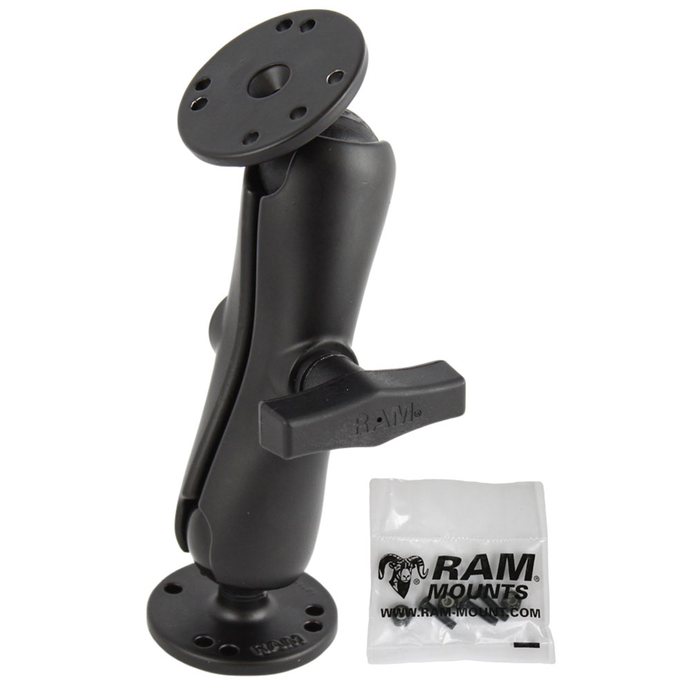 RAM Mount 1.5″ Double Ball Mount with Hardware for Garmin Striker + More RAM Mount 1.5″ Double Ball Mount with Hardware for Garmin Striker + More