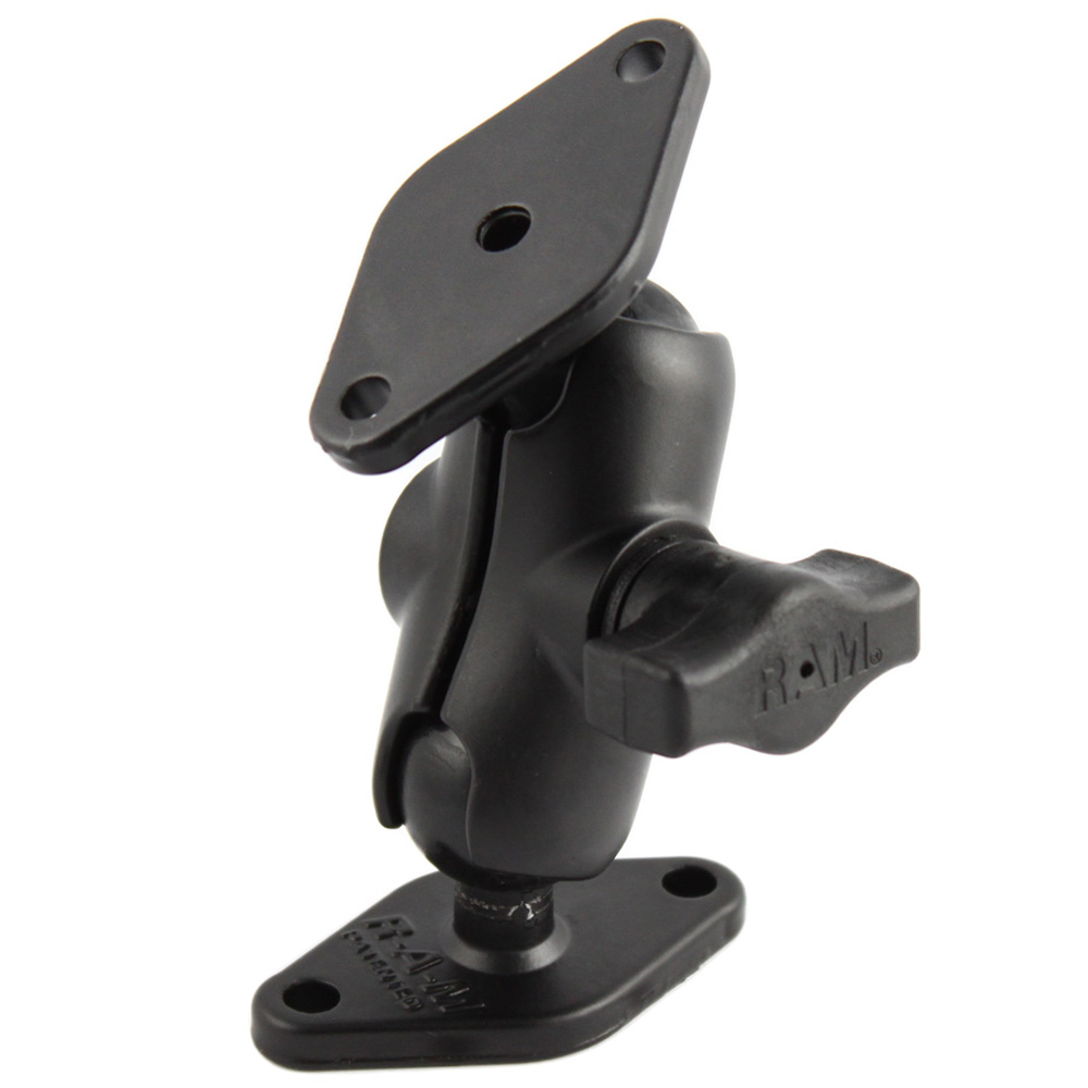 RAM Mount 1″ Diameter Ball Mount w/Short Arm & 2 Diamond Bases RAM Mount 1″ Diameter Ball Mount w/Short Arm & 2 Diamond Bases