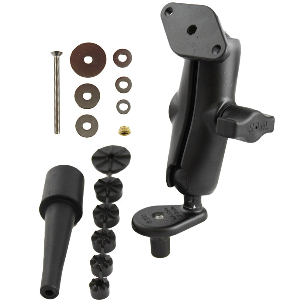 RAM Mount Fork Stem Motorcycle Base w/Double Socket Diamond RAM Mount Fork Stem Motorcycle Base w/Double Socket Diamond