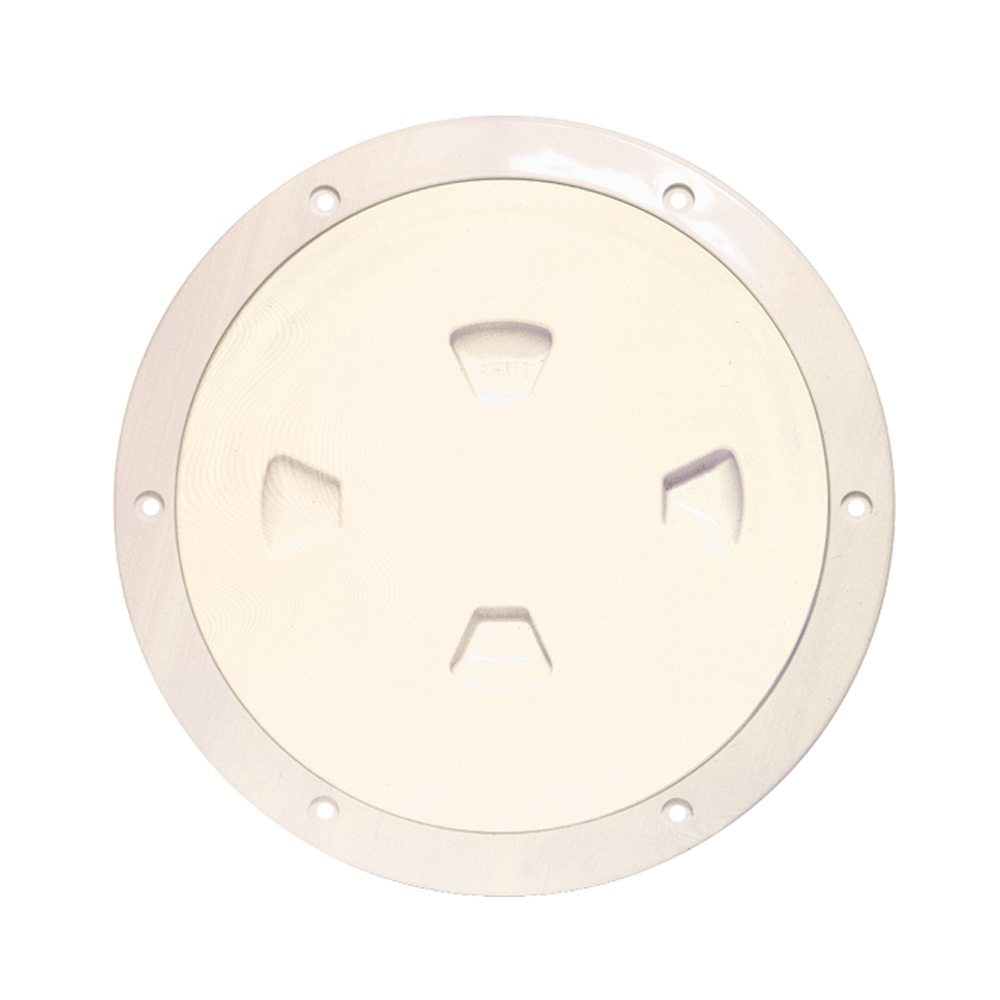 Beckson 8″ Smooth Center Screw-Out Deck Plate – Beige Beckson 8″ Smooth Center Screw-Out Deck Plate – Beige