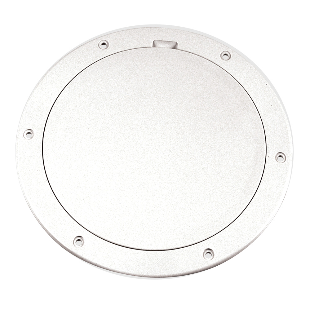 Beckson 6″ Smooth Center Pry-Out Deck Plate – White Beckson 6″ Smooth Center Pry-Out Deck Plate – White