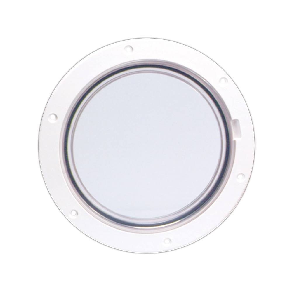 Beckson 6″ Clear Center Pry-Out Deck Plate – White Beckson 6″ Clear Center Pry-Out Deck Plate – White