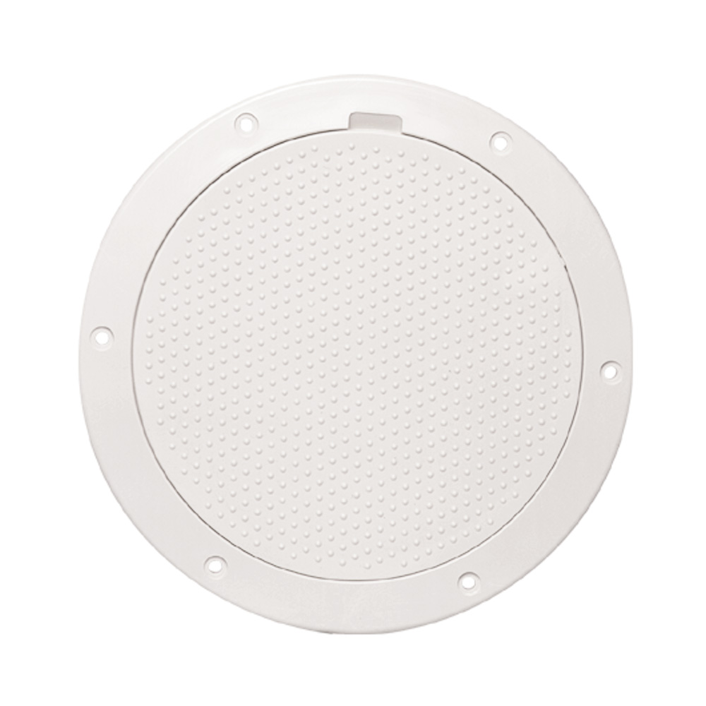 Beckson 6″ Non-Skid Pry-Out Deck Plate – White Beckson 6″ Non-Skid Pry-Out Deck Plate – White