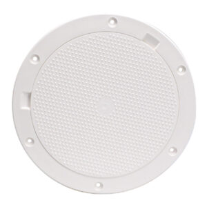 Beckson 8″ Non-Skid Pry-Out Deck Plate – White