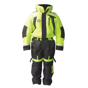 First Watch AS-1100 Flotation Suit – Hi-Vis Yellow – Large