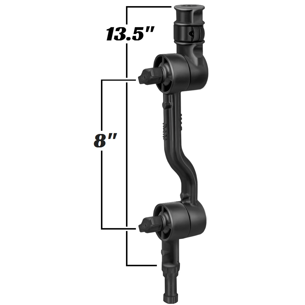 RAM Mount Adjustable Adapt-a-Post 13.5″ Extension Arm RAM Mount Adjustable Adapt-a-Post 13.5″ Extension Arm