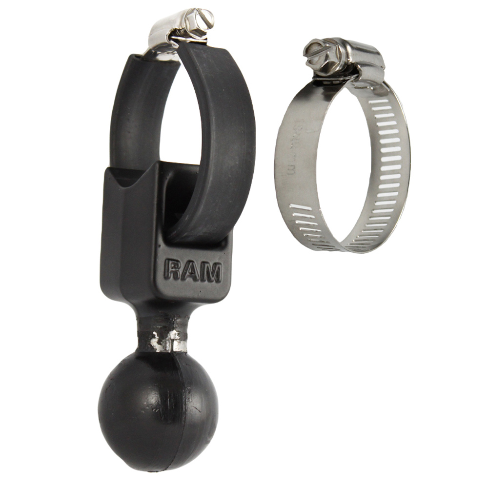 RAM Mount 1.5″ Ball Base w/ Strap 0.5″ – 2″ Diameter RAM Mount 1.5″ Ball Base w/ Strap 0.5″ – 2″ Diameter