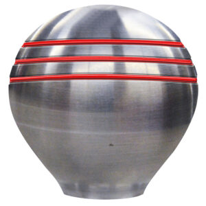 Schmitt Marine Throttle Knob – 1-1/2″ – Red Grooves