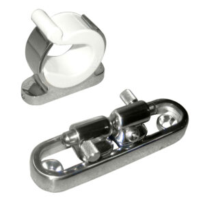 TACO Stainless Steel Adjustable Reel Hanger Kit w/Rod Tip Holder – Adjusts from 1.875″ – 3.875″