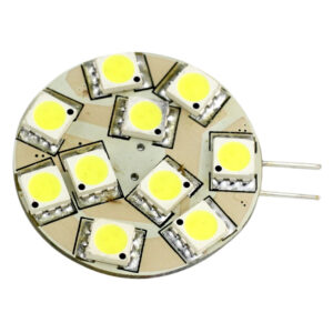Lunasea G4 12 LED Side Pin Light Bulb – 12VAC or 10-30VDC 2W/140 Lumens – Warm White