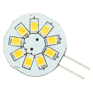 Lunasea G4 8 LED Side Pin Light Bulb – 12VAC or 10-30VDC/1.2W/123 Lumens – Warm White