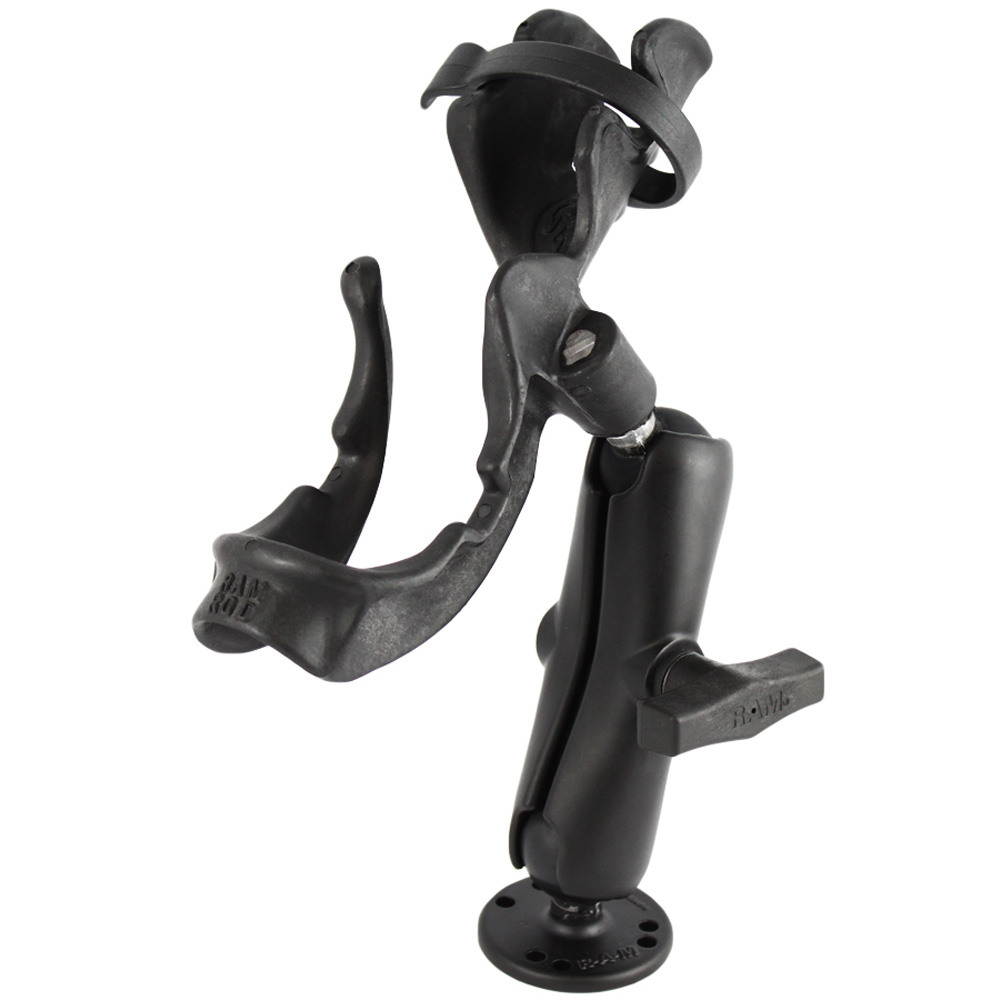 RAM Mount RAM-ROD 2000 Fishing Rod Holder w/RAM-ROD Revolution Ratchet/Socket System and Round Flat Surface Base RAM Mount RAM-ROD 2000 Fishing Rod Holder w/RAM-ROD Revolution Ratchet/Socket System and Round Flat Surface Base