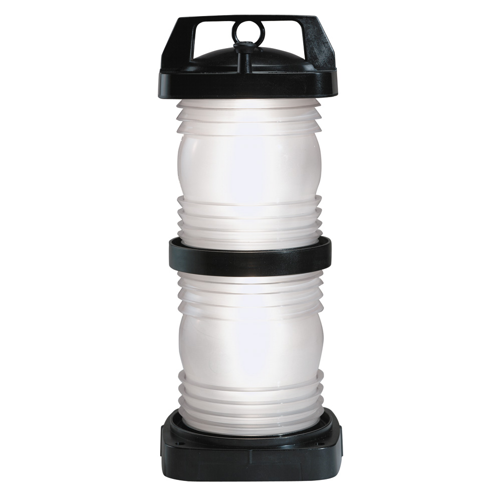 Perko Double Lens Navigation Light – Masthead Light – Black Plastic, White Lens Perko Double Lens Navigation Light – Masthead Light – Black Plastic, White Lens
