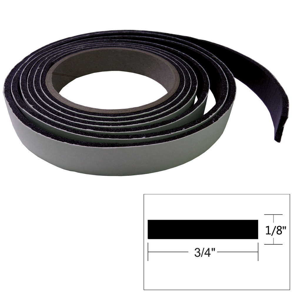 TACO Hatch Tape 8’L x ⅛”H x ¾”W – Black TACO Hatch Tape 8’L x ⅛”H x ¾”W – Black