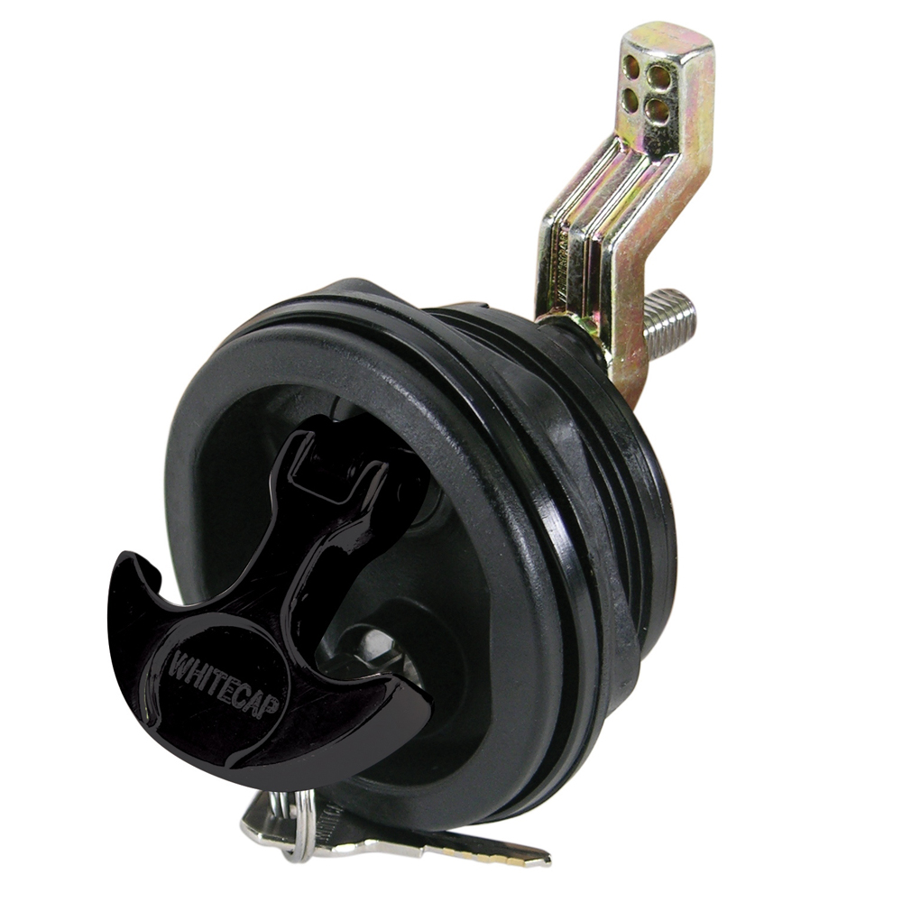 Whitecap T-Handle Latch – Nylon Black/Black – Locking Whitecap T-Handle Latch – Nylon Black/Black – Locking