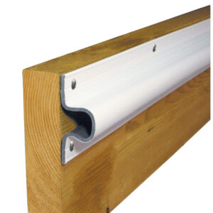 Dock Edge “C” Guard PVC Dock Profile – (4) 6′ Sections – White