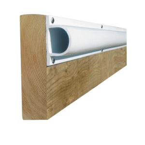 Dock Edge PRODOCK Heavy “D” Dock Profile – (3) 8′ Sections – White