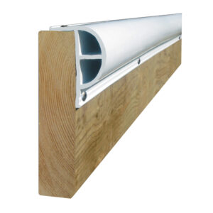 Dock Edge PRODOCK Heavy “P” Dock Profile – (3) 8′ Sections – White