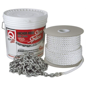 Quick Anchor Rode – 20′ of 10mm Chain & 200′ of 5/8″ Rope