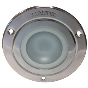 Lumitec Shadow – Flush Mount Down Light – Polished SS Finish – Warm White Dimming
