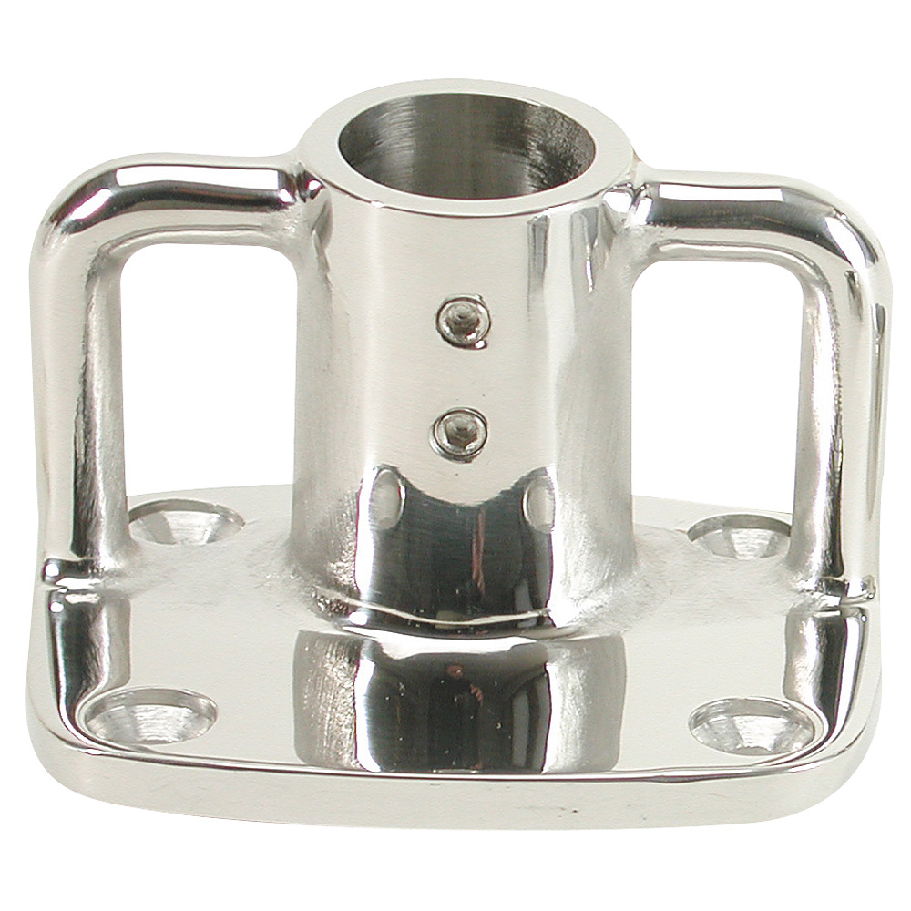 Whitecap 4° Rectangular Base – 316 Stainless Steel – 3-1/2″ x 3″ Whitecap 4° Rectangular Base – 316 Stainless Steel – 3-1/2″ x 3″