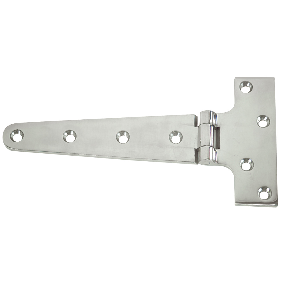 Whitecap T-Strap Hinge – 316 Stainless Steel – 7-3/4″ x 3-7/8″ Whitecap T-Strap Hinge – 316 Stainless Steel – 7-3/4″ x 3-7/8″