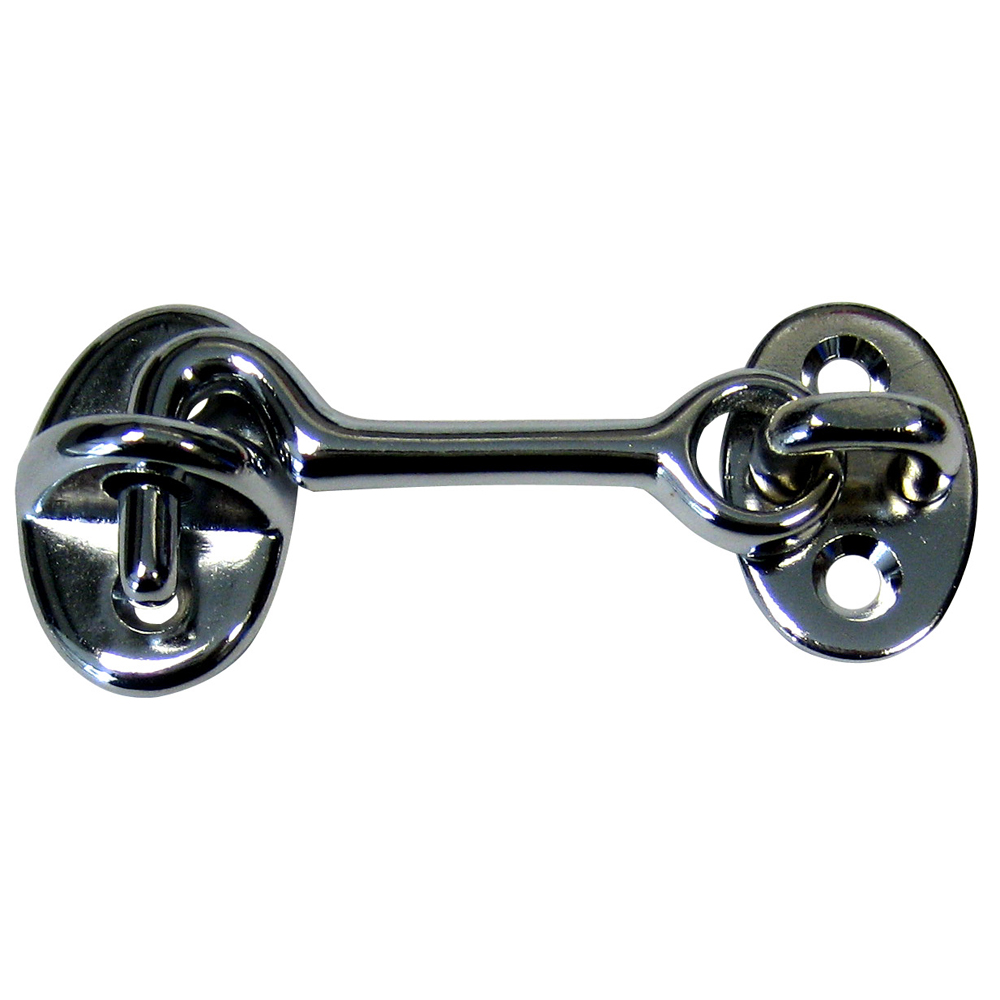 Whitecap Cabin Door Hook – CP/Brass – 2″ Whitecap Cabin Door Hook – CP/Brass – 2″