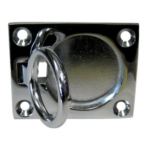 Whitecap Flush Pull Ring – CP/Brass – 2″ x 2-1/2″